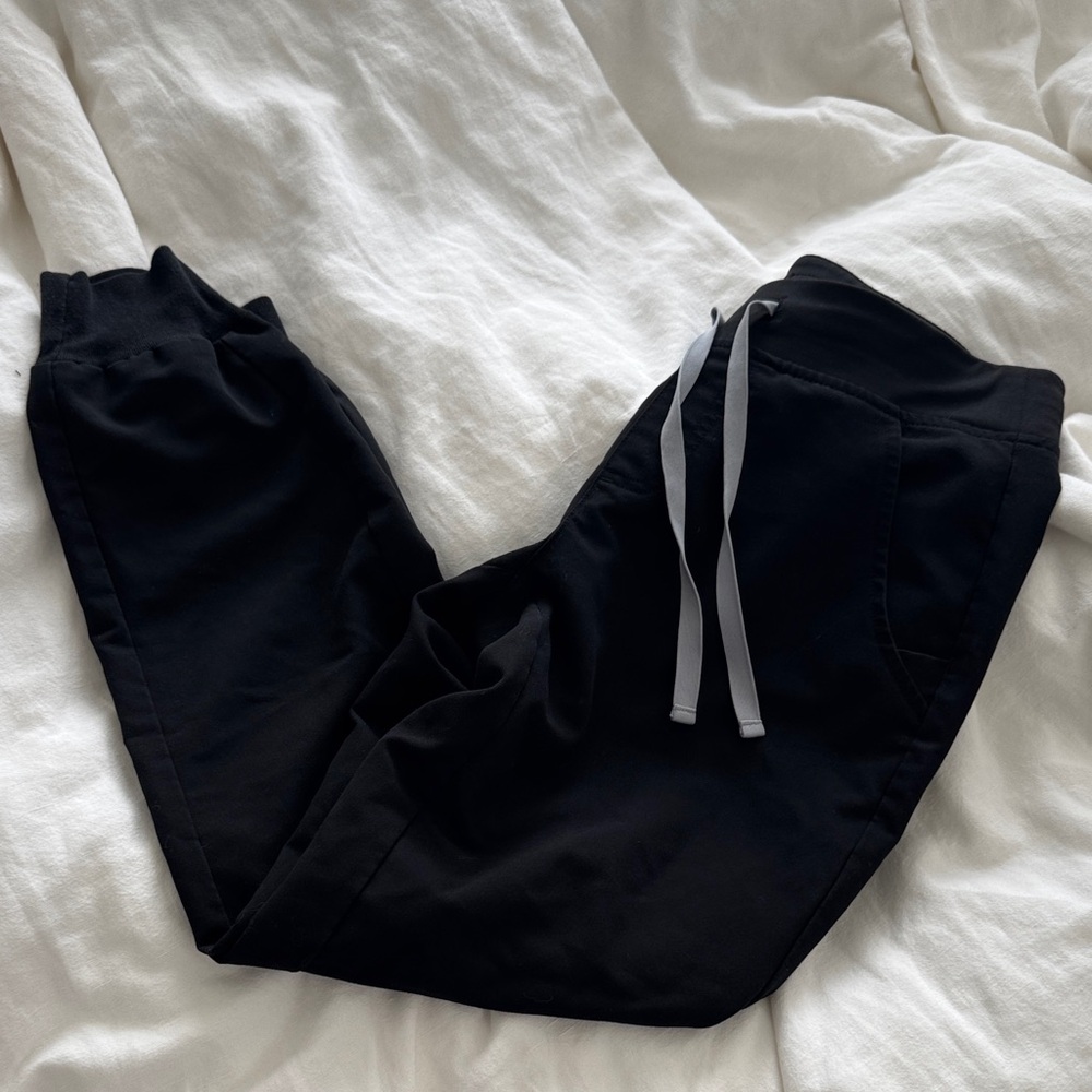 Figs Black Jogger Pants regular waist